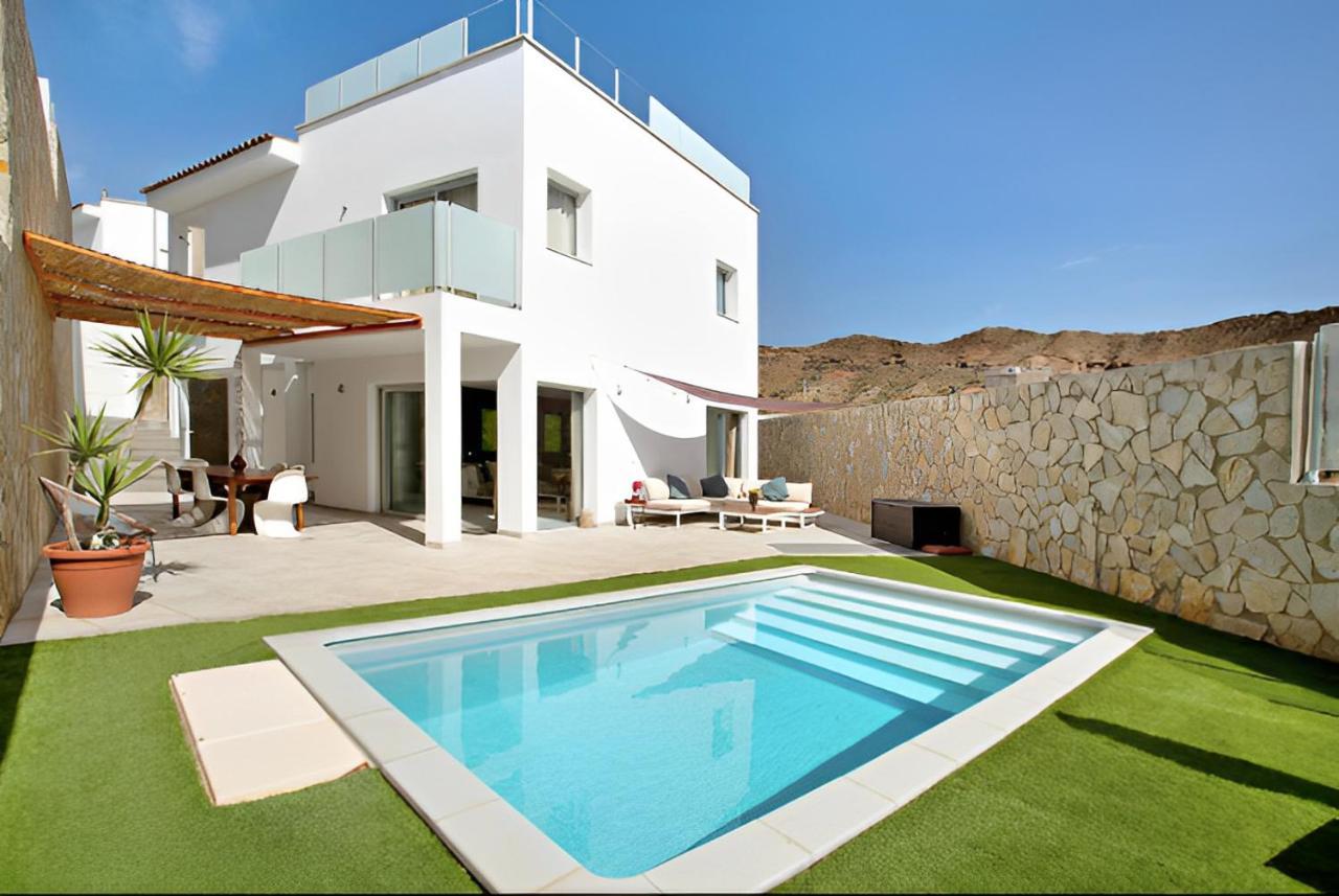 Dream Villa With Heated Pool, Rooftop & Ocean Views Mogán Kültér fotó