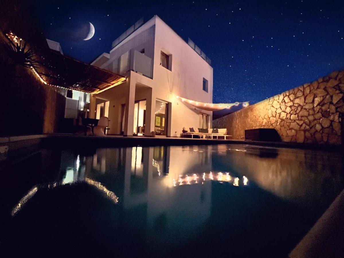 Dream Villa With Heated Pool, Rooftop & Ocean Views Mogán Kültér fotó