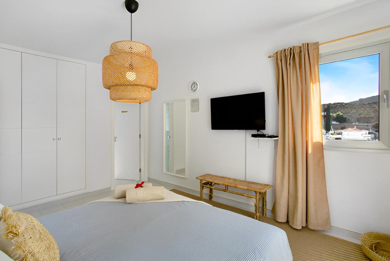 Dream Villa With Heated Pool, Rooftop & Ocean Views Mogán Kültér fotó